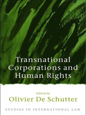 cover image of Transnational Corporations and Human Rights